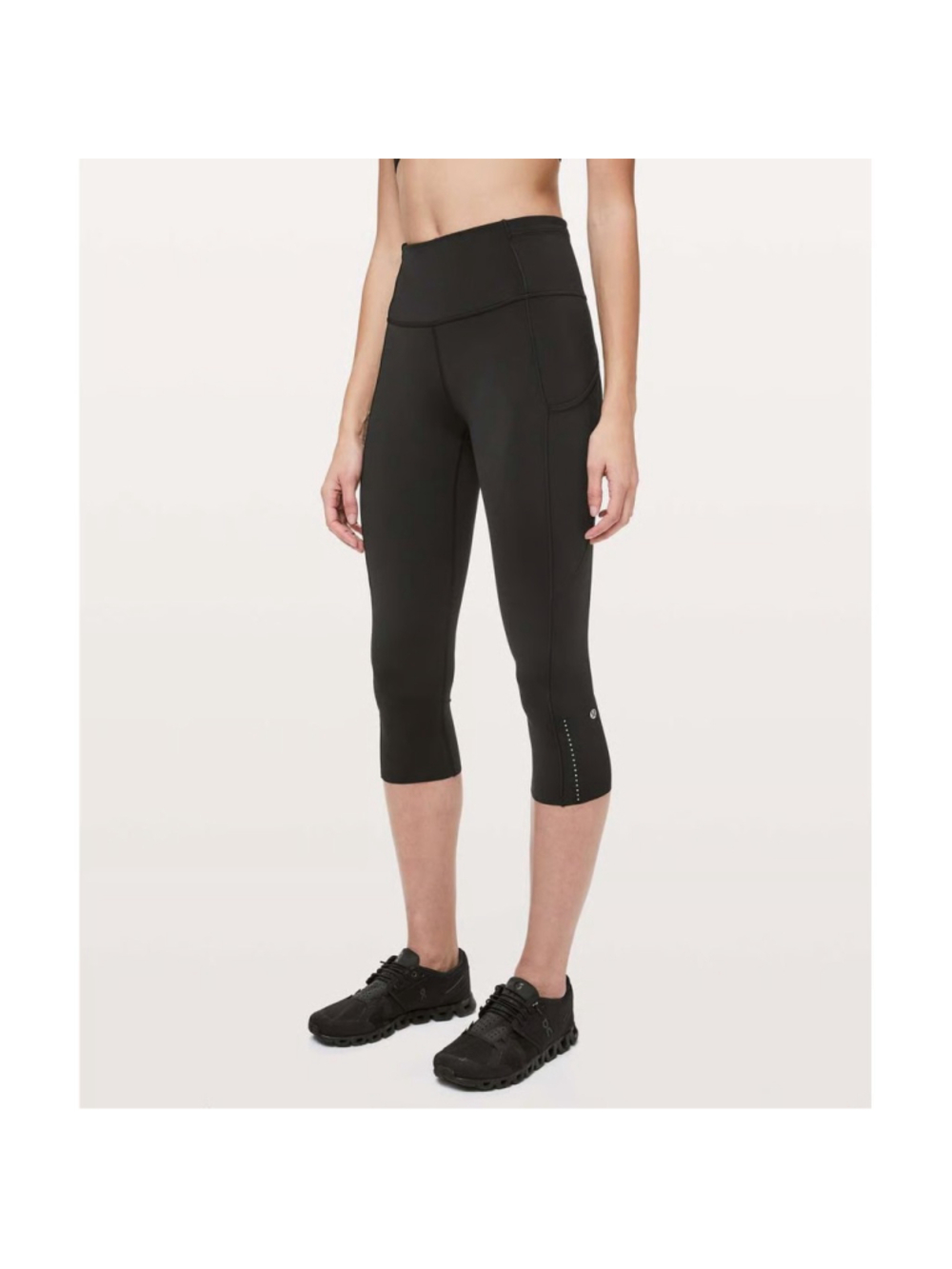 Lululemon Black Fast & Free Leggings Size 2